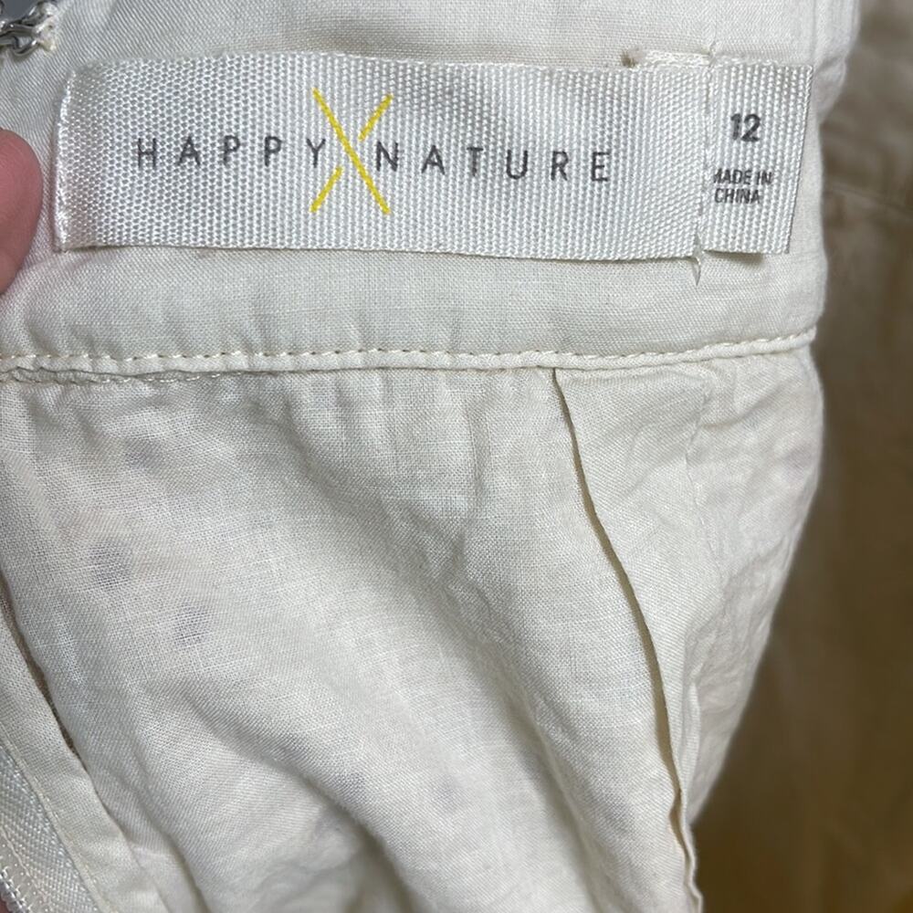 A23) Happy X Nature Sexy Open Back Ruffed Lace Sleeve Romper Short Pants size 12 - Picture 14 of 16